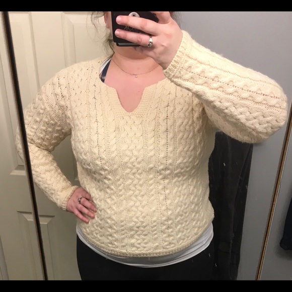 Aran Island Wool Sweater - Picture 6 of 7